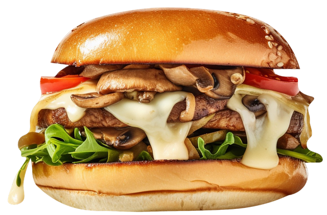 burger-mushroom