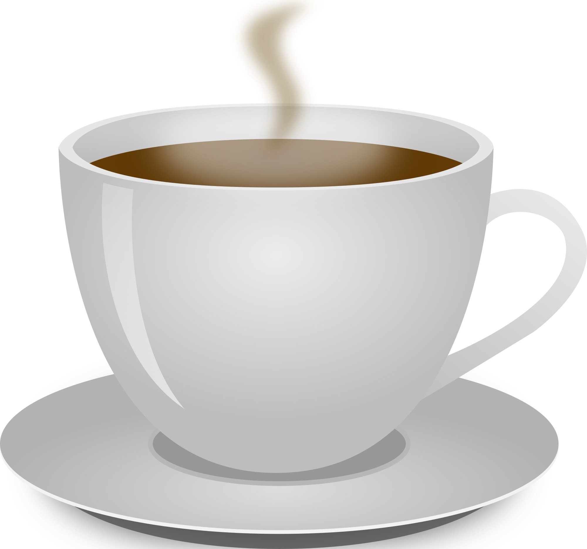 image of steaming coffee cup